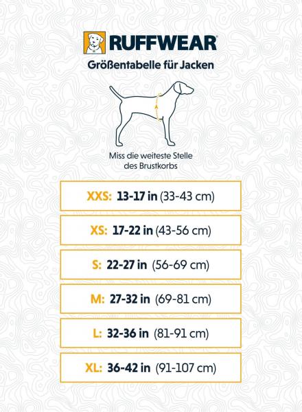 Ruffwear Vert Jacket Canyonlands Orange Gr. XXS